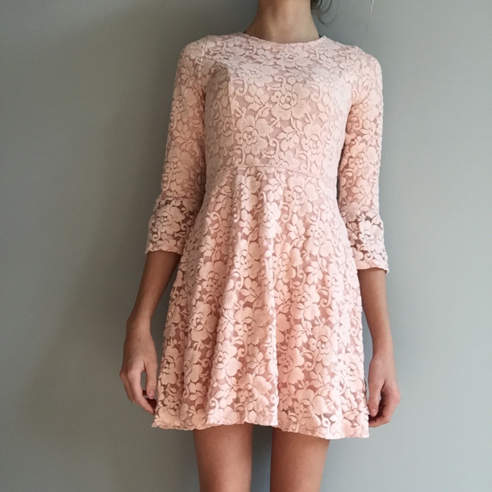 Baby pink super soft spring dress!